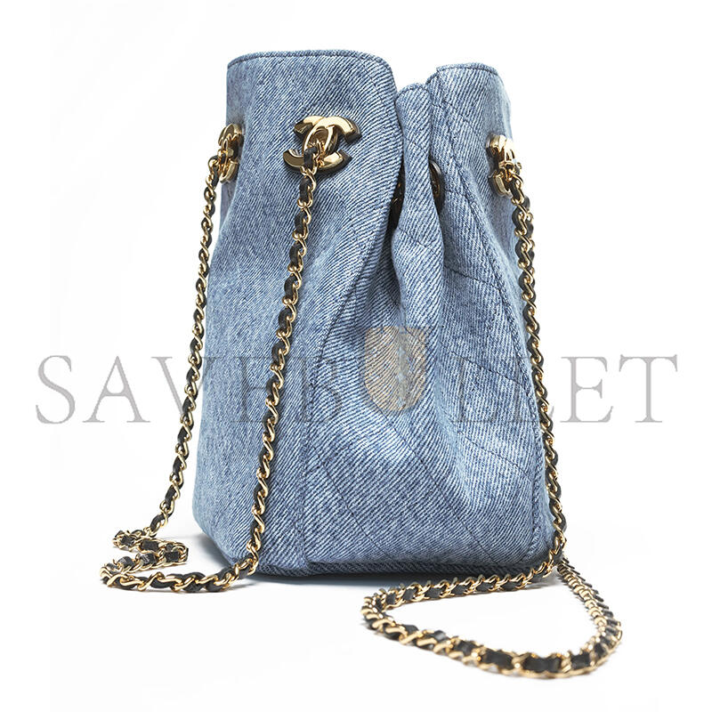Ch**el MASTER BUCKET BAG WITH CHAIN AP5359 (18*11.5*11.5cm)